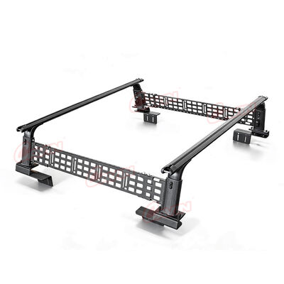 4x4 Offroad Aluminum Alloy and Heavy Duty Steel Adjustable Truck Bed Rack 500KG Loading Universal for All Pickups