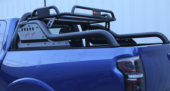 Черная стальная Адвокатура крена спорта 4X4 со шкафом крыши для ренджера Hilux Revo Форда